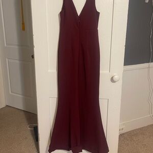 Lulus Maroon Bridesmaid Dress